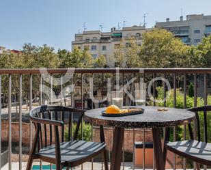 Terrace of Apartment to rent in  Barcelona Capital  with Air Conditioner, Heating and Parquet flooring