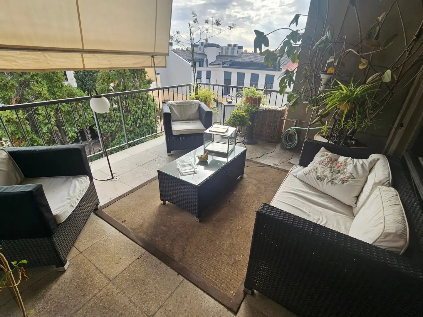 Terrace of Flat for sale in Sabadell  with Heating, Parquet flooring and Terrace