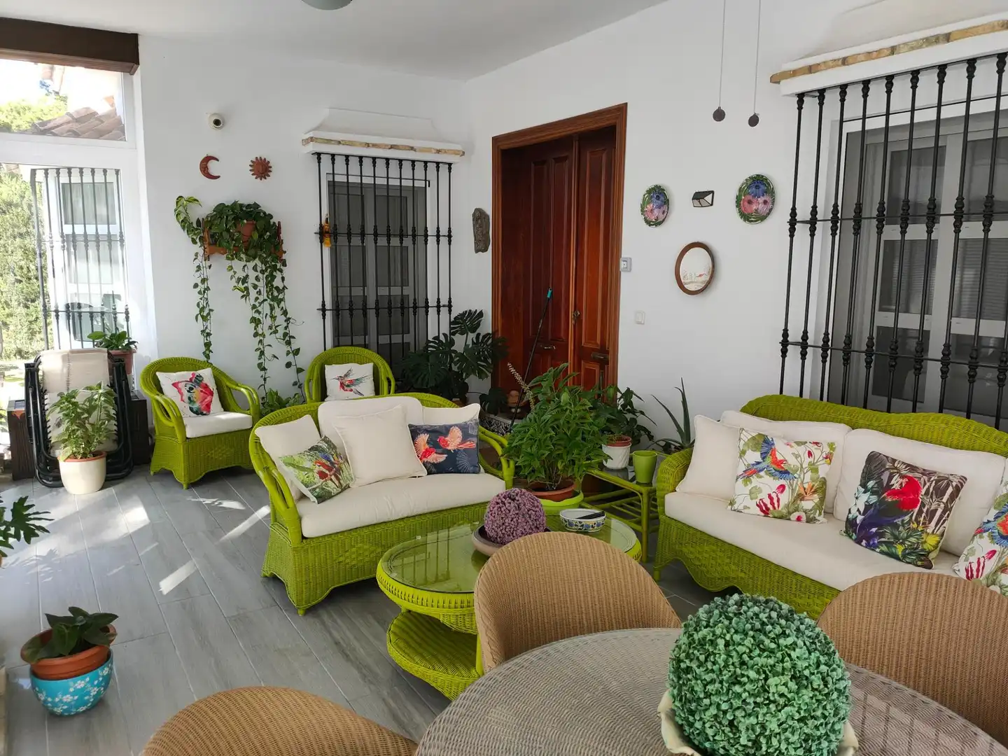 Terraza de Casa o chalet en venta en Chiclana de la Frontera con Aire acondicionado, Jardín privado y Terraza