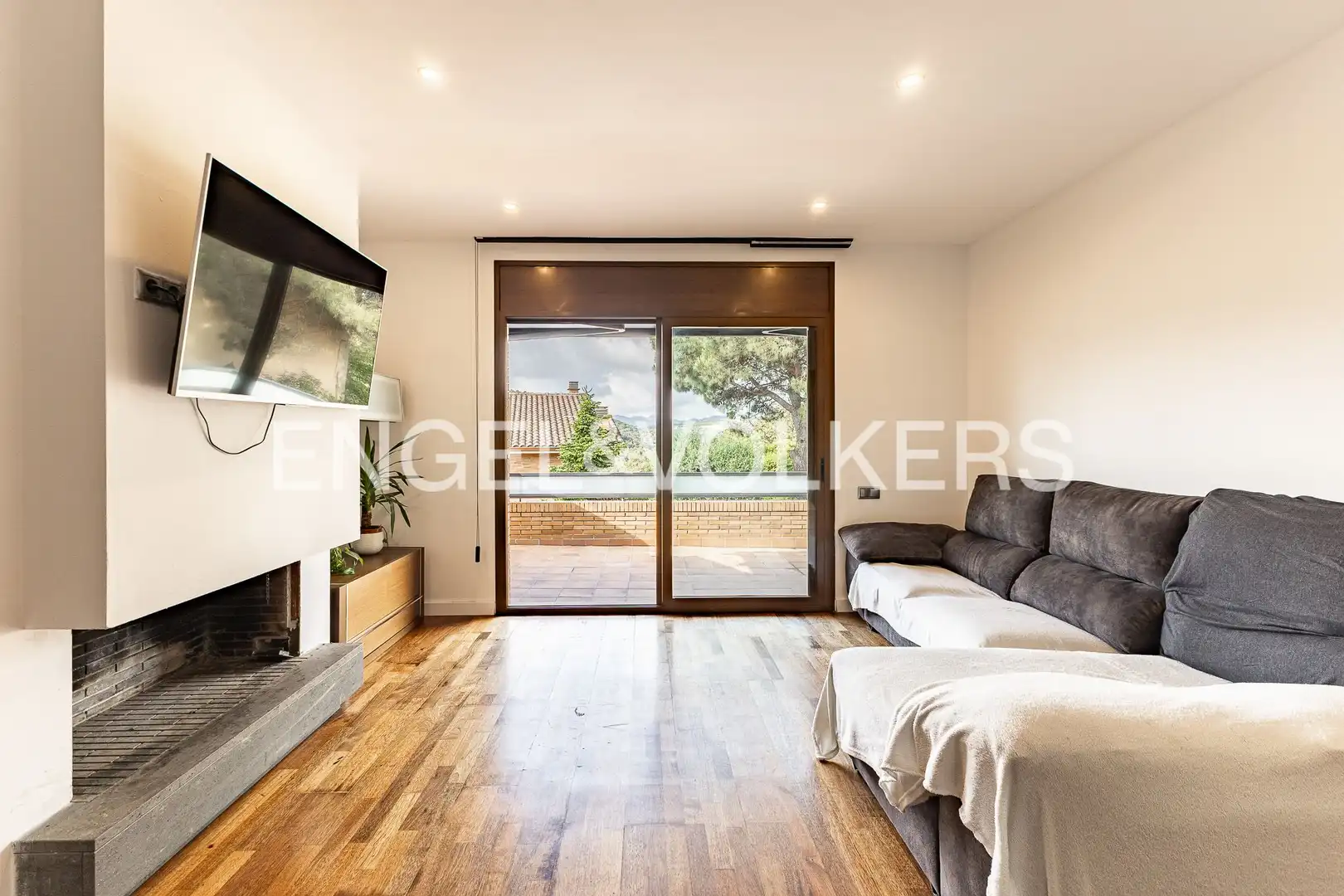 Living room of Houses for sale in Dosrius  with Air Conditioner, Heating and Private garden