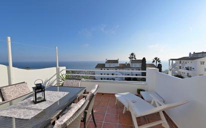 Terrace of Attic for sale in Mijas  with Terrace, Swimming Pool and Internet