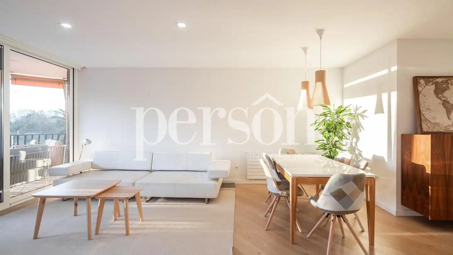 Sala de estar de Piso de alquiler en Valencia con Aire acondicionado, Terraza y Amueblado