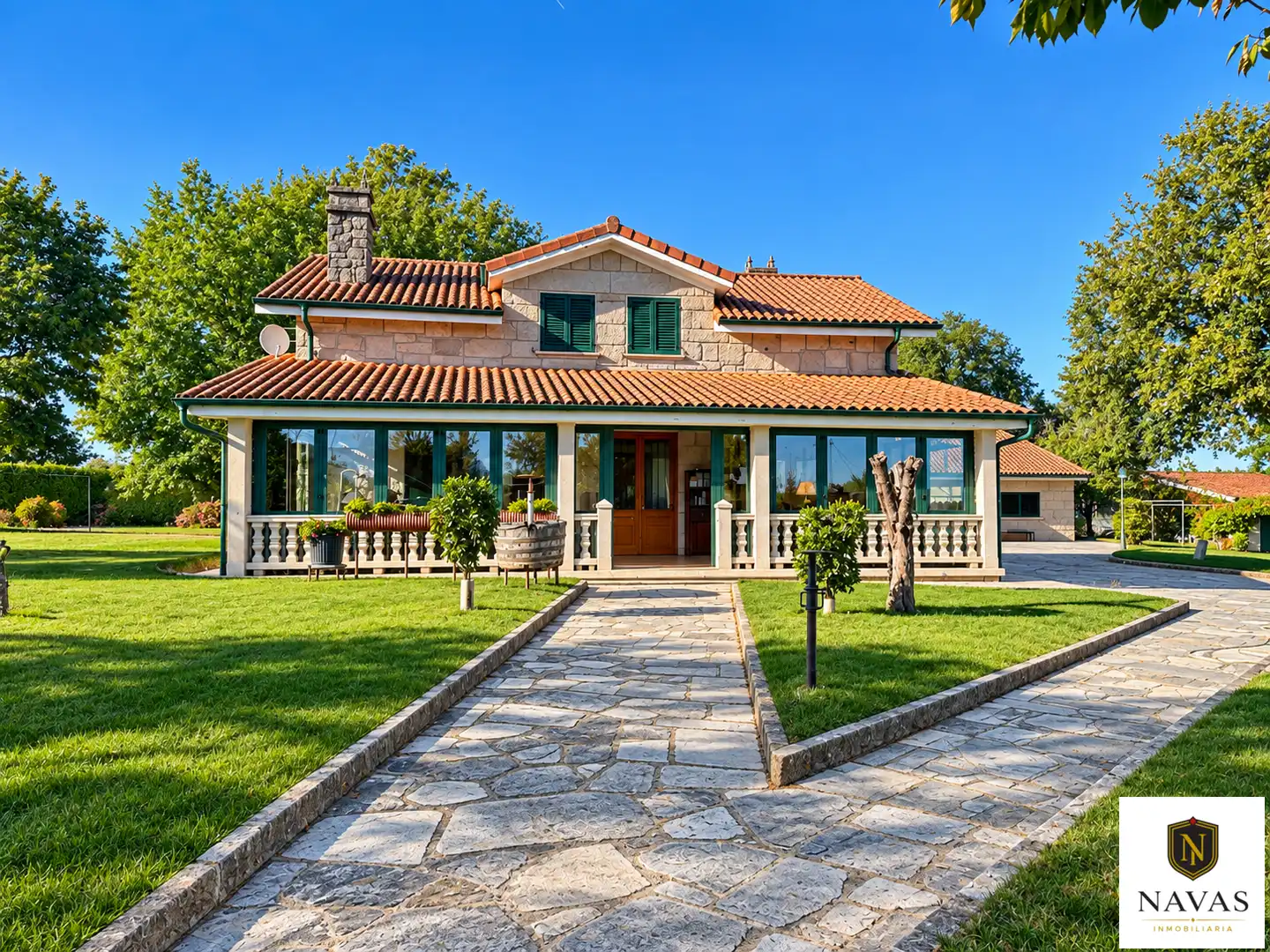 Casa con giardino in vendita a Calle Cruceiro 17, imagen 2