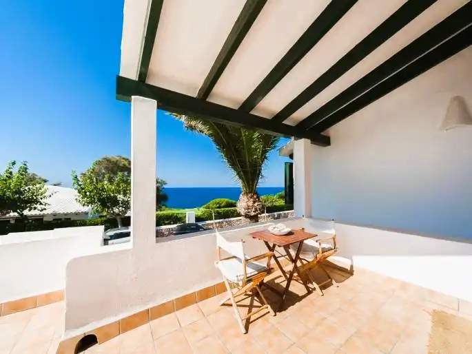 Terrassa de Casa o xalet en venda en Sant Lluís amb Jardí privat, Terrassa i Piscina