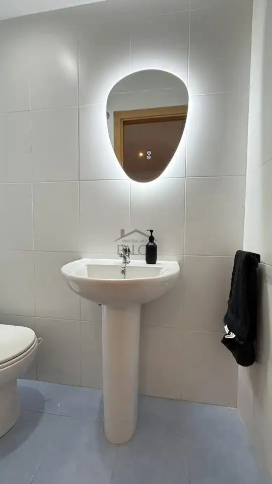 Badezimmer von Maisonette zum Verkauf in La Pobla Llarga mit Klimaanlage und Terrasse