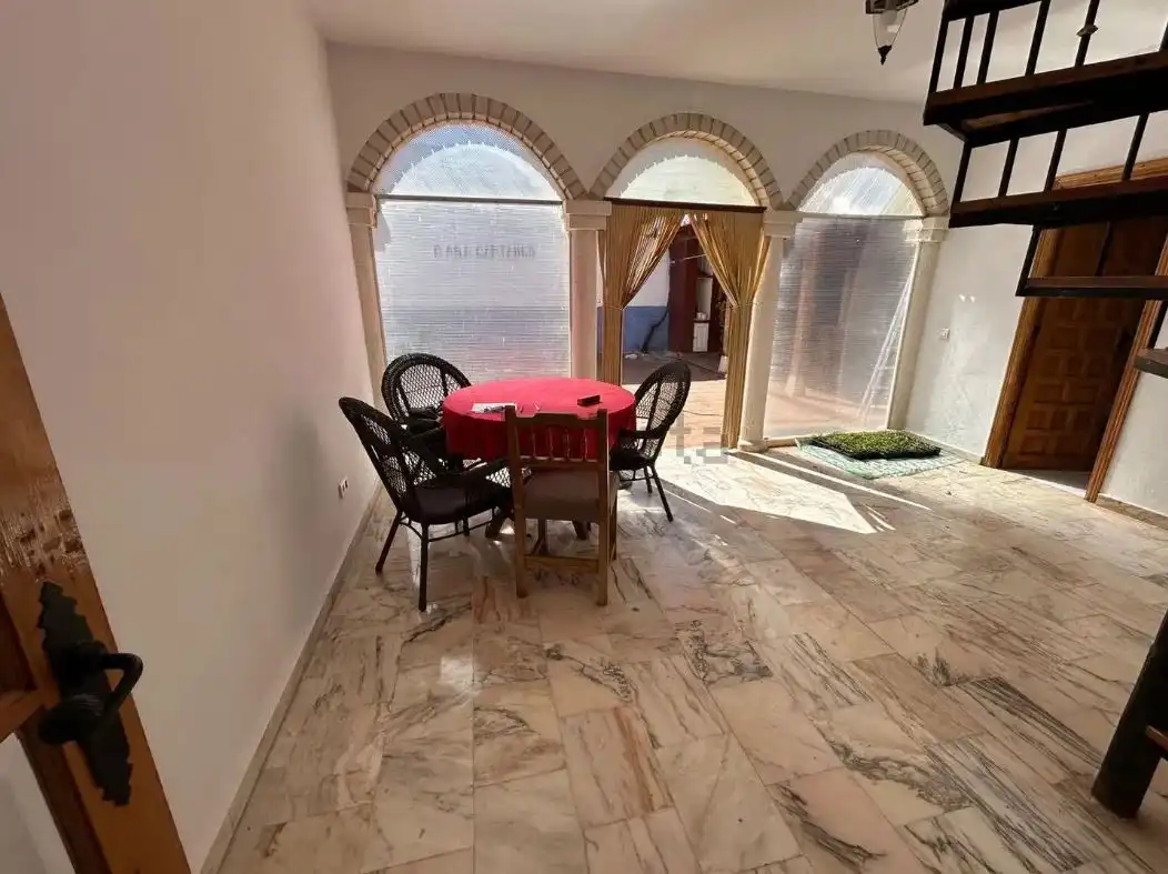Menjador de Casa o xalet en venda en Torralba de Calatrava amb Calefacció, Terrassa i Moblat