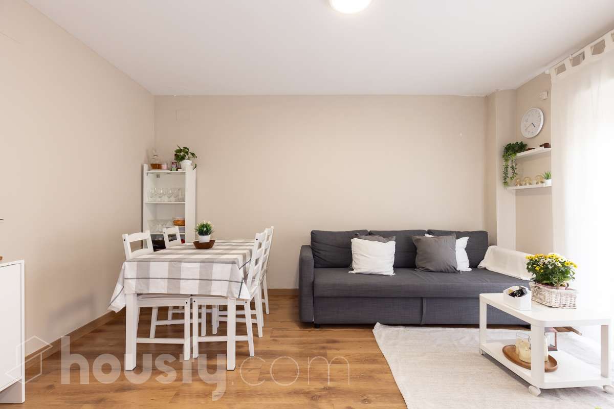 Living room of Flat for sale in El Perelló  with Air Conditioner, Heating and Parquet flooring