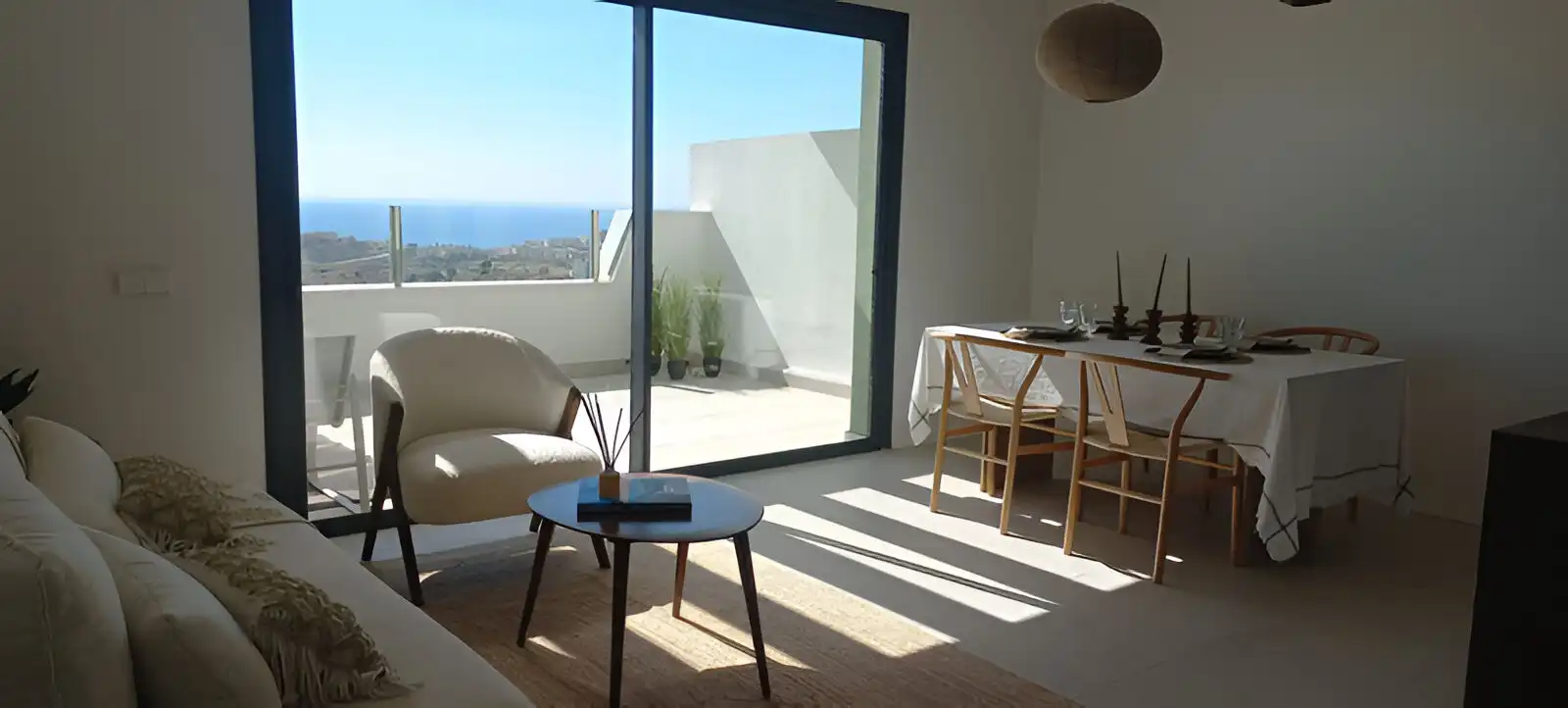 Bedroom of Apartments for sale in Mijas  with Air Conditioner, Terrace and Swimming Pool