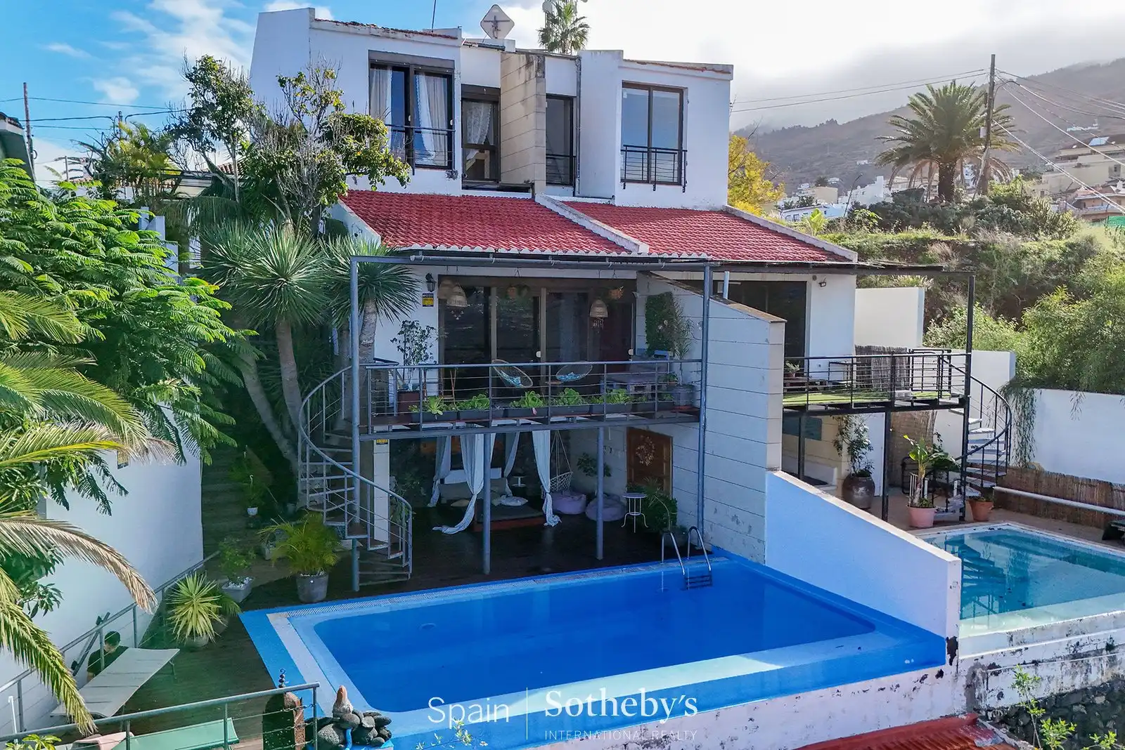 Piscina de Casa o xalet en venda en Santa Úrsula amb Aire condicionat, Calefacció i Jardí privat