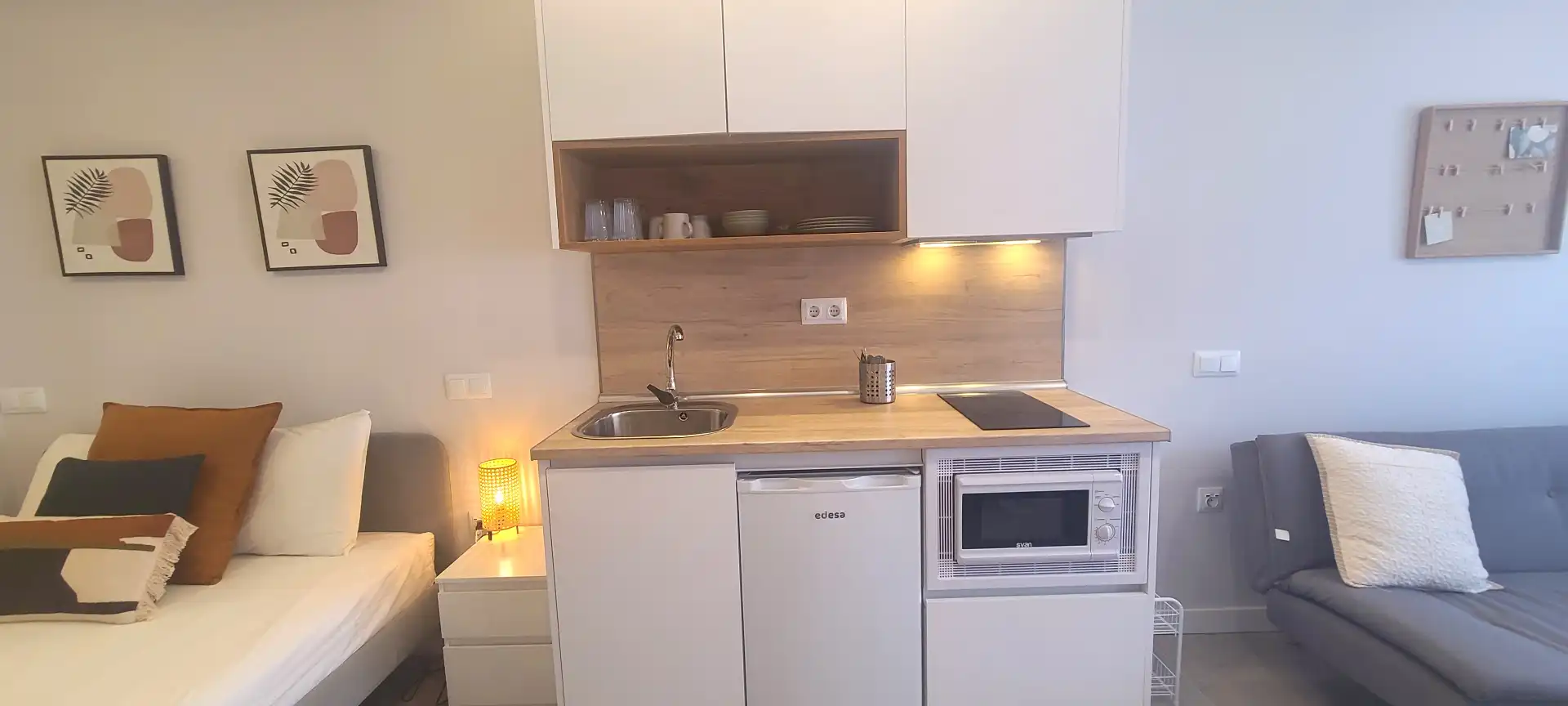 Cocina de Loft de alquiler en Madrid con Aire acondicionado, Calefacción y Amueblado