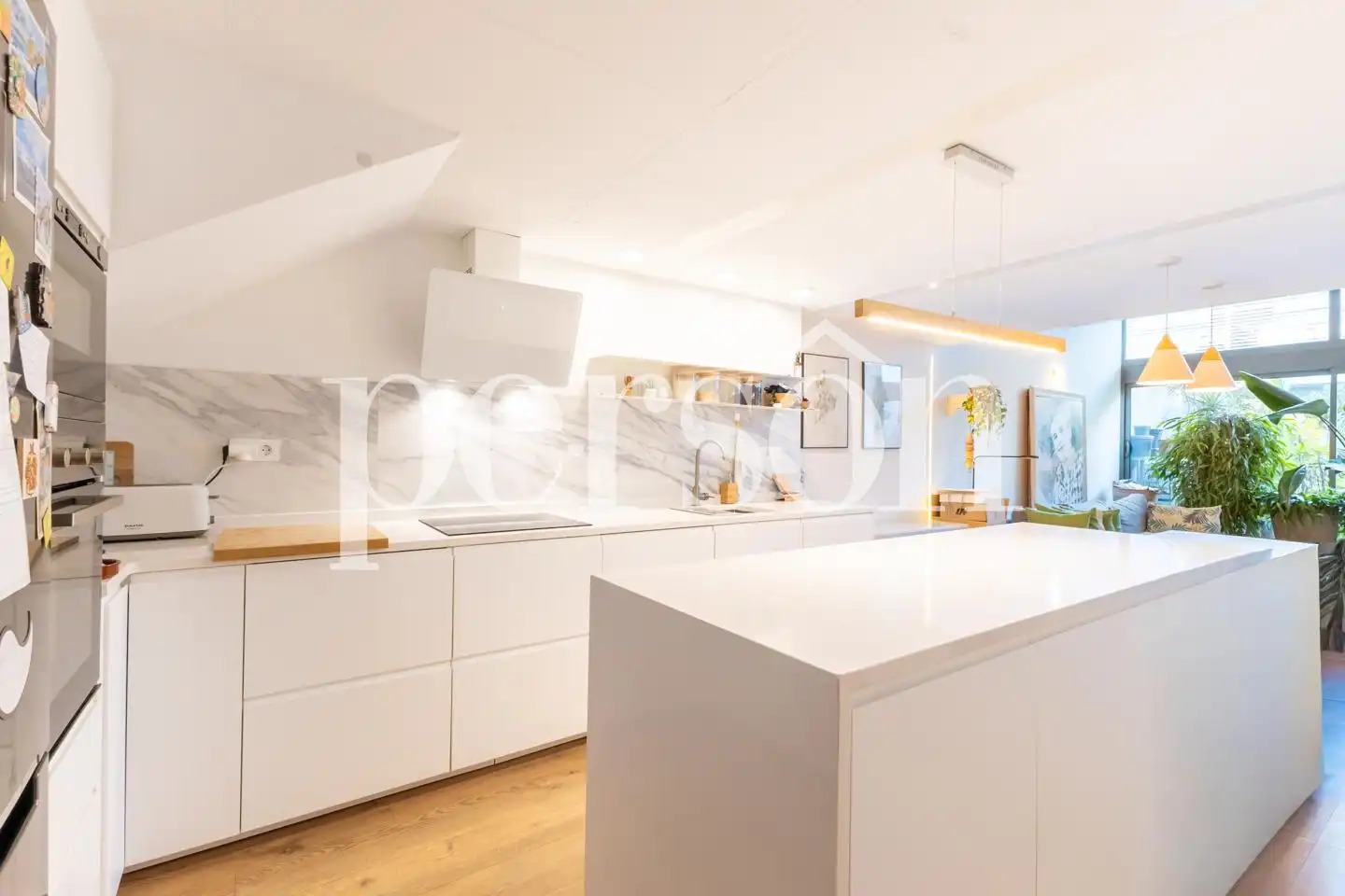 Küche von Maisonette zum Verkauf in Valencia mit Klimaanlage, Terrasse und Gemeinschaftspool