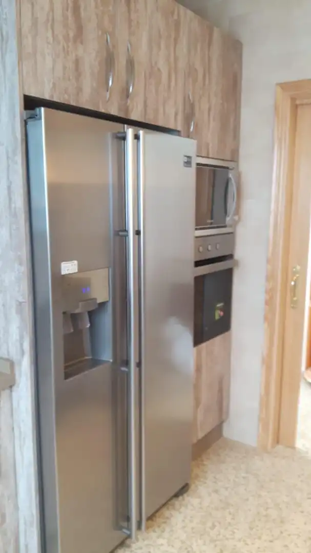 Kitchen of Flat for sale in Sevilla  with Air Conditioner, Private garden and Terrace