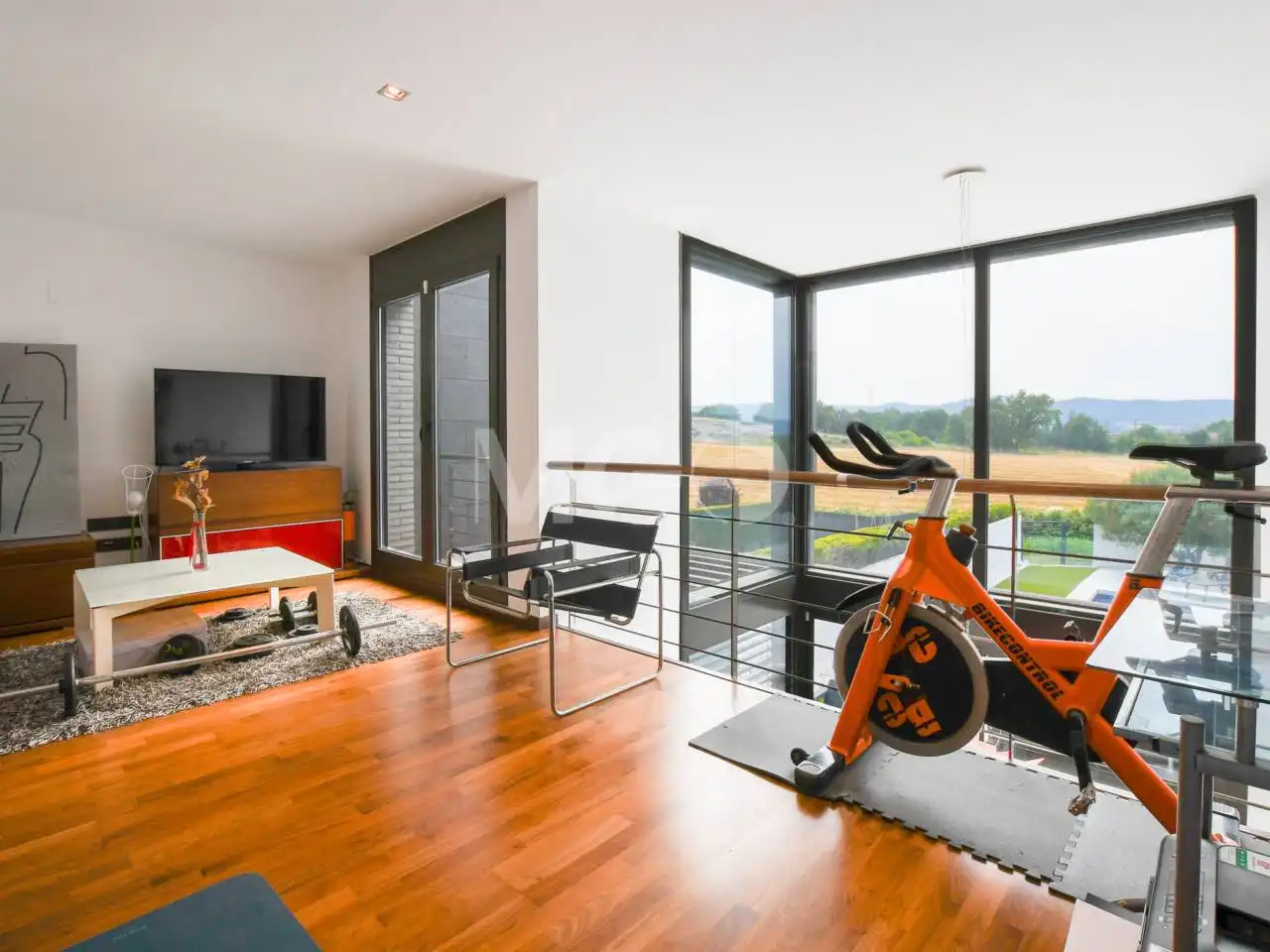 Sala d'estar de Casa o xalet en venda en Santa Eugènia de Berga amb Calefacció, Jardí privat i Piscina