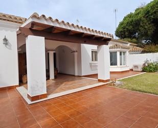 Exterior view of House or chalet for sale in Chiclana de la Frontera  with Air Conditioner, Heating and Private garden