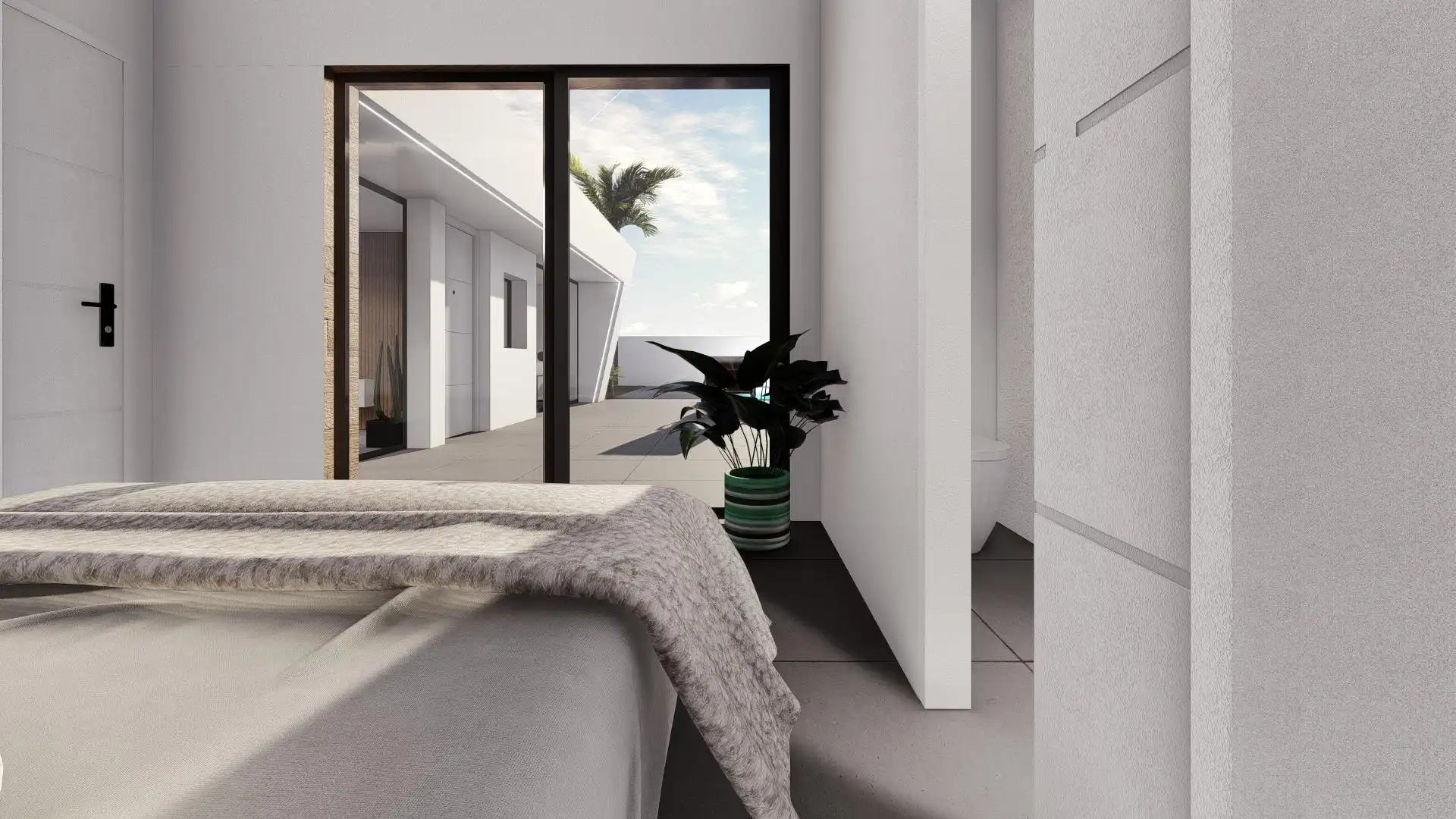 Dormitori de Casa o xalet en venda en Alhama de Murcia amb Jardí privat, Terrassa i Traster