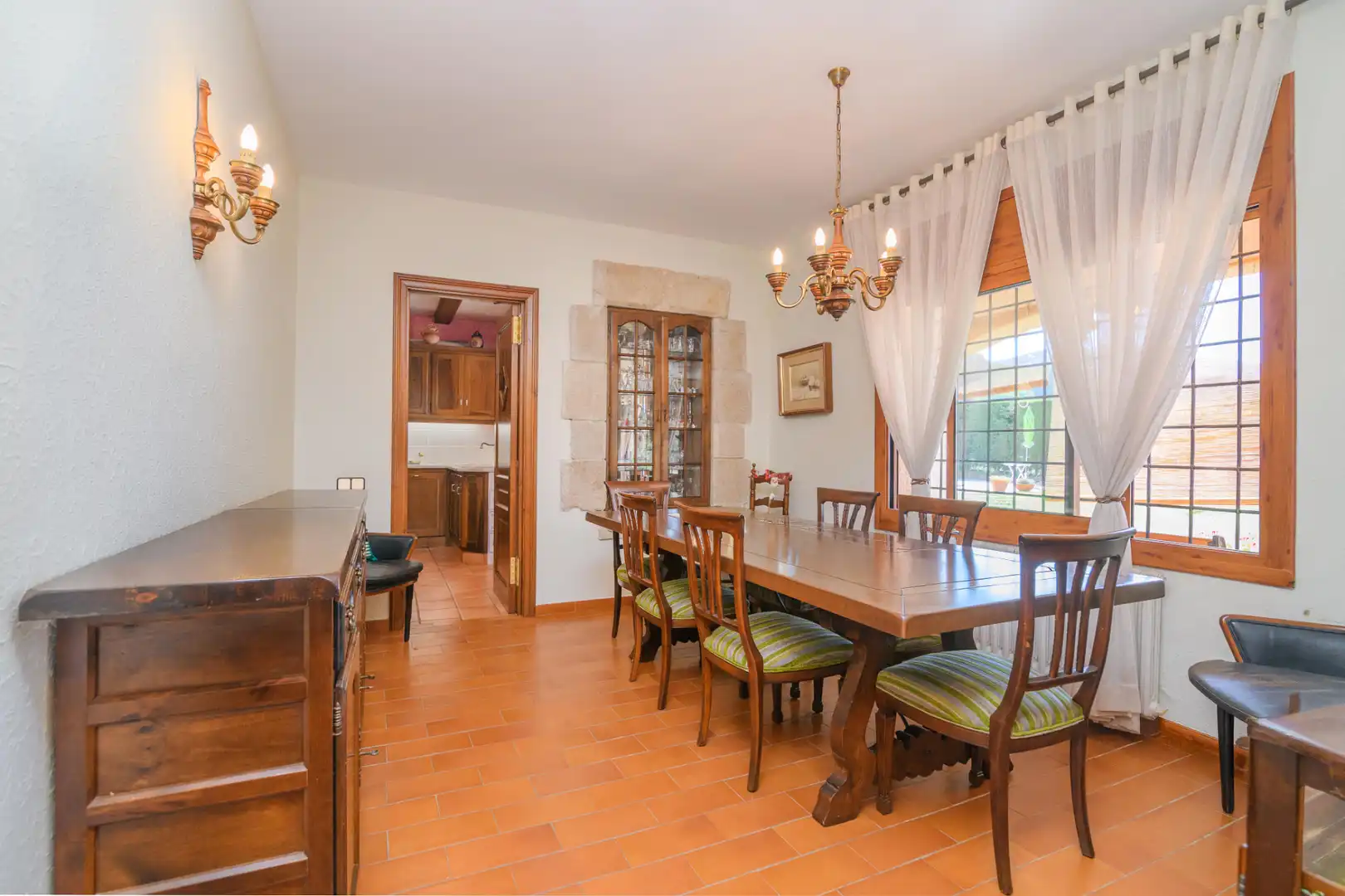 Dining room of Houses for sale in Cabrils  with Air Conditioner, Heating and Private garden