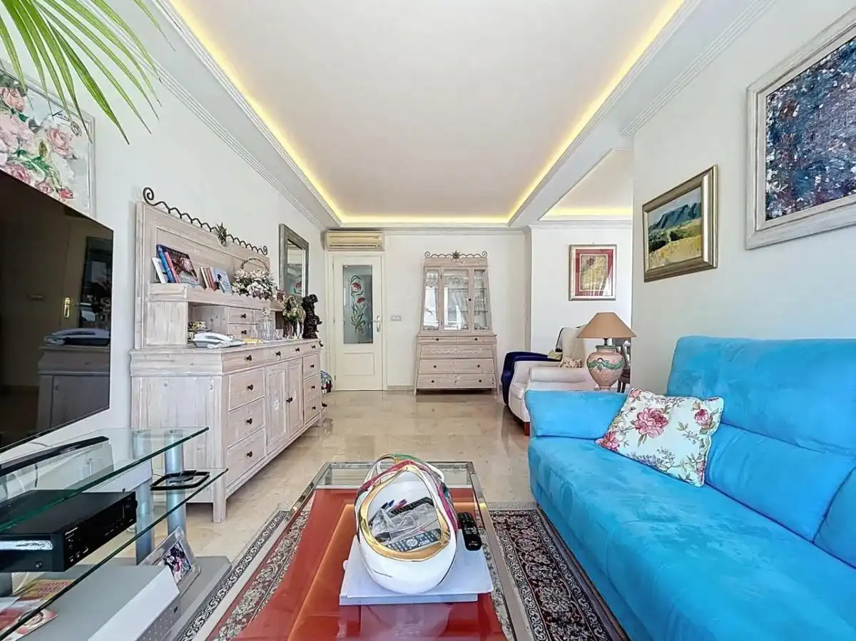 Sala de estar de Piso en venta en Benidorm con Aire acondicionado, Calefacción y Jardín privado
