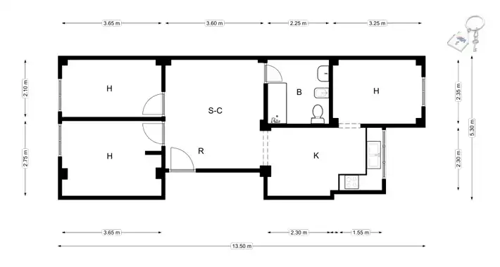 Apartament en venda a N/A