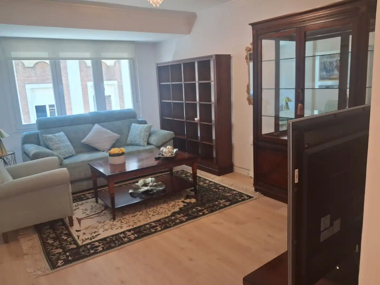 Sala de estar de Piso de alquiler en León Capital  con Calefacción, Parquet y Amueblado