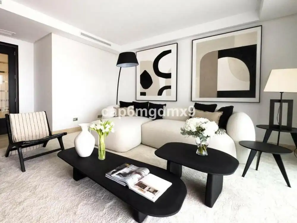 Living room of Attic for rent in Marbella  with Air Conditioner, Terrace and Storage room