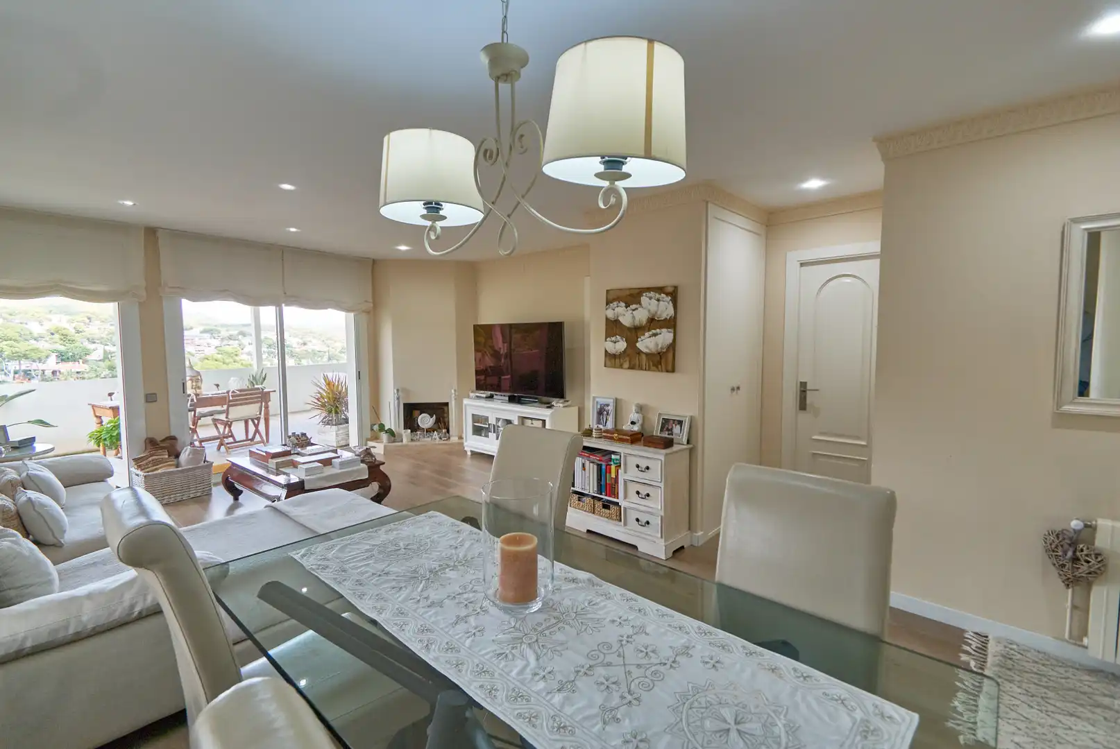 Dining room of Houses for sale in Castelldefels  with Air Conditioner, Heating and Private garden