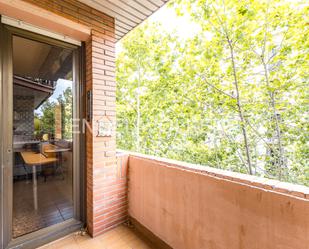 Balcony of Apartment for sale in  Barcelona Capital  with Air Conditioner, Heating and Parquet flooring