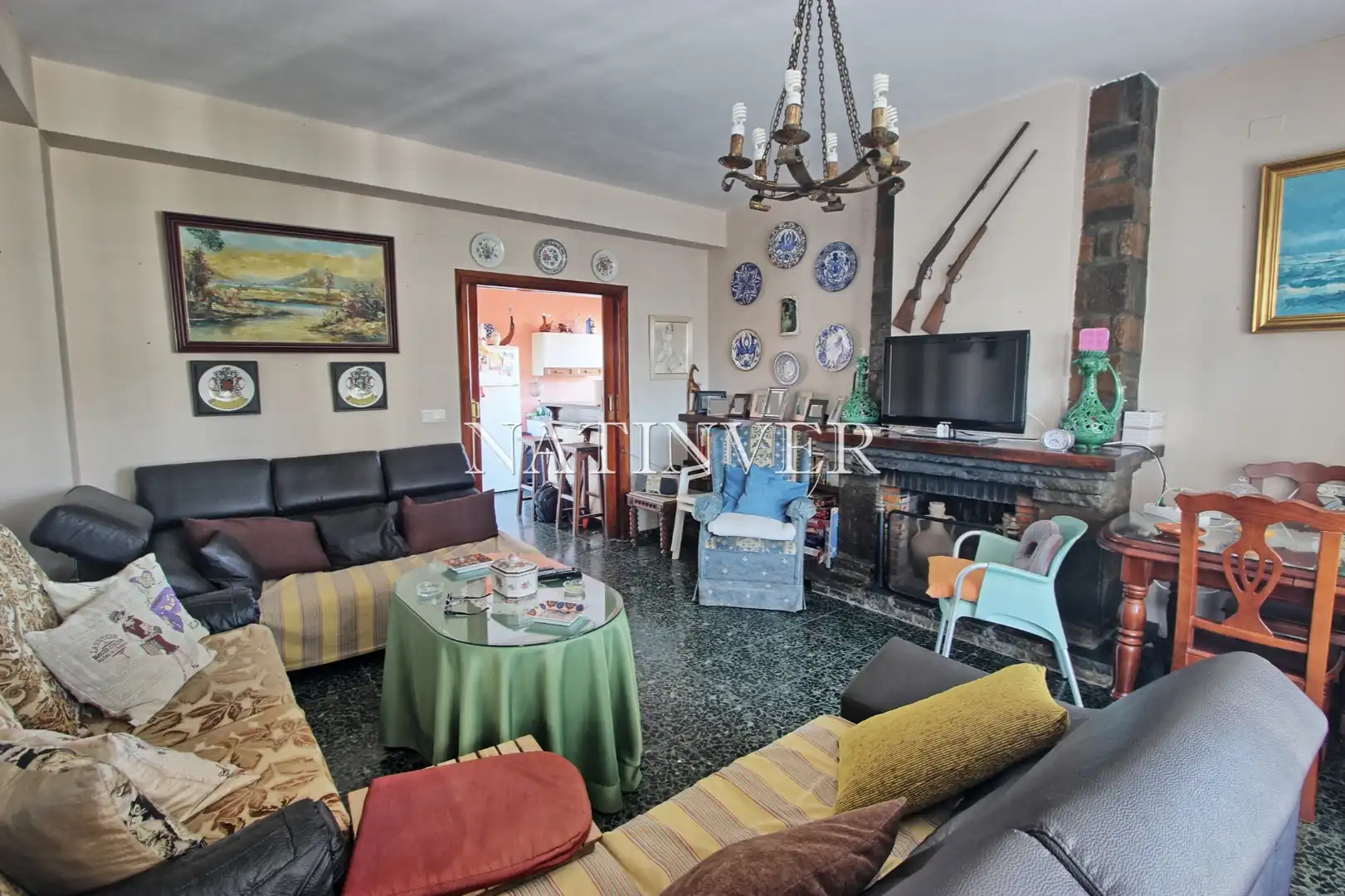 Sala de estar de Casa o chalet en venta en Rincón de la Victoria con Jardín privado y Terraza