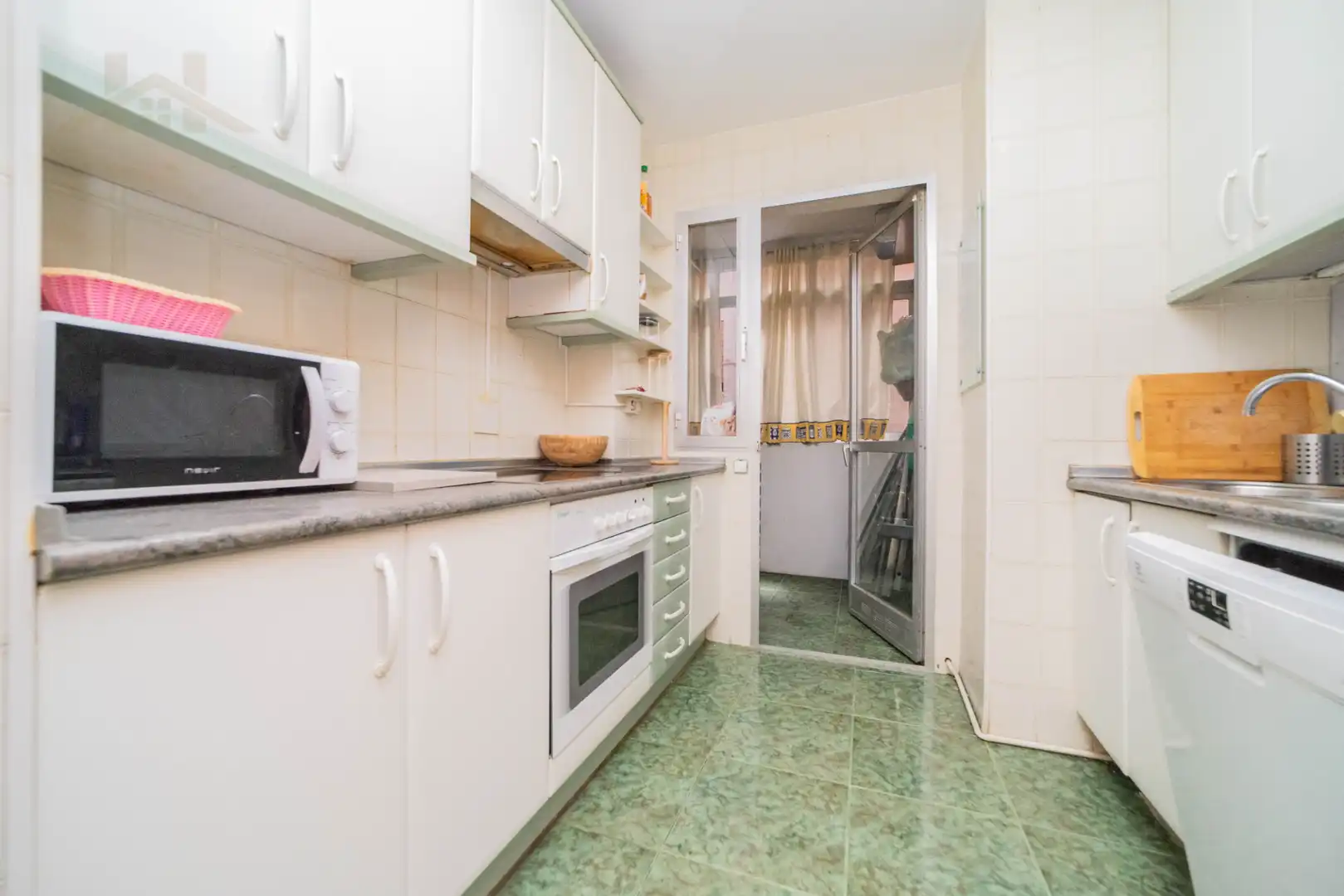 Kitchen of Flat for sale in Móstoles  with Heating, Terrace and Furnished