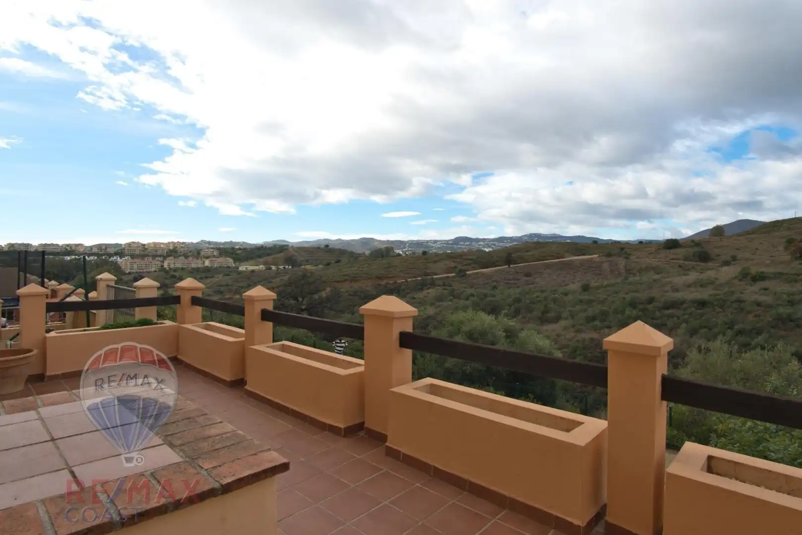 Terrace of Detached homes for sale in Mijas  with Air Conditioner, Heating and Private garden
