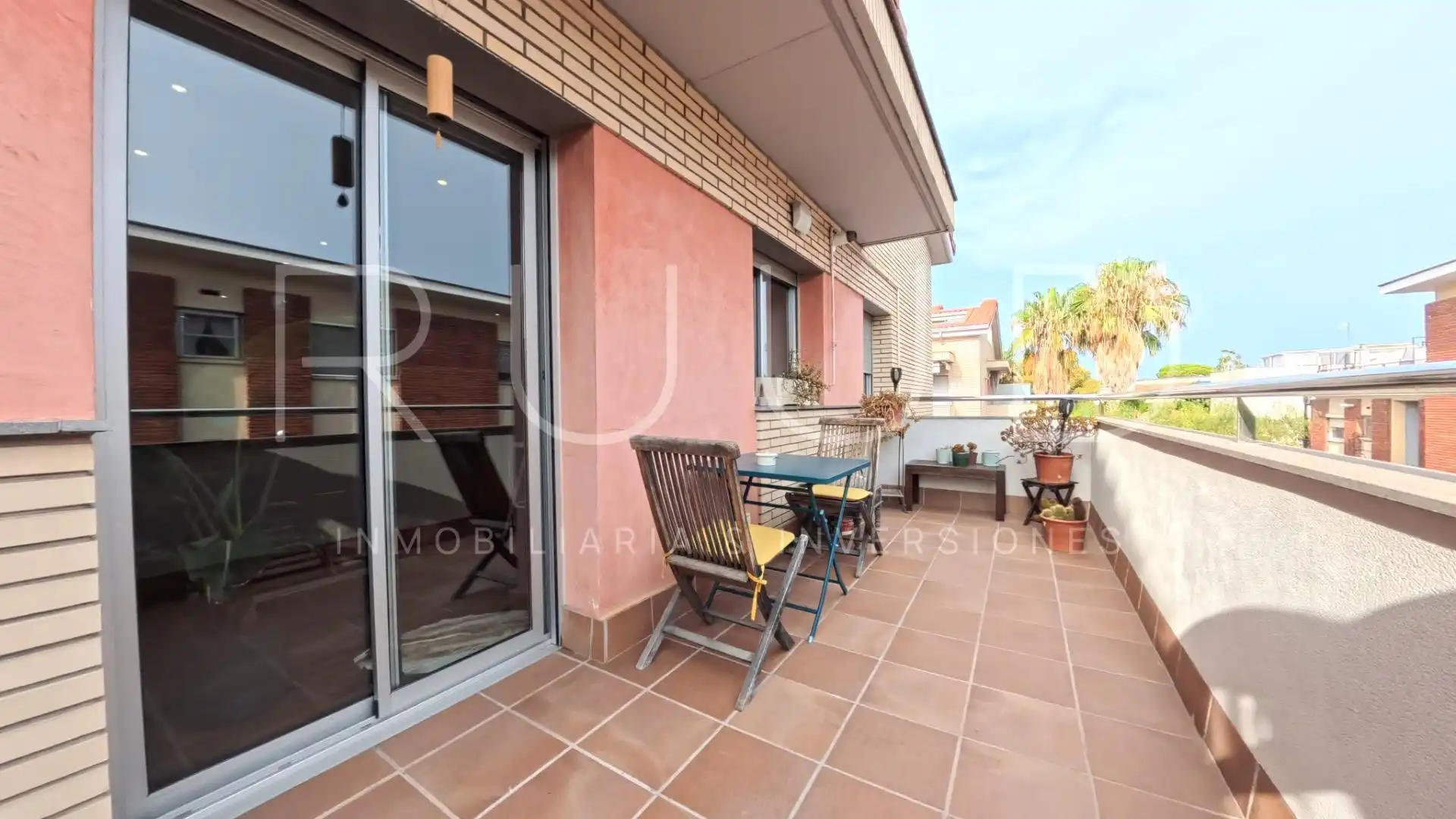 Terrace of Duplexes for sale in Castelldefels  with Air Conditioner, Heating and Parquet flooring
