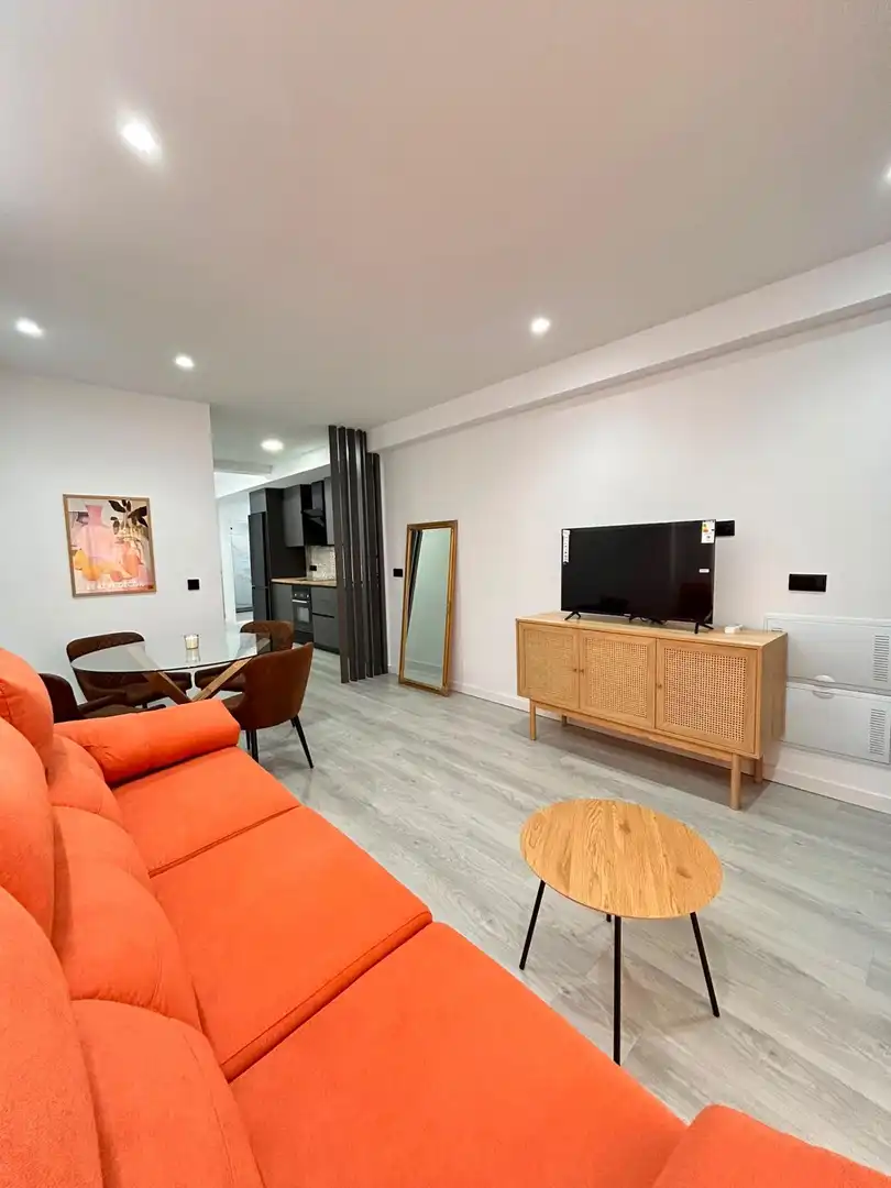 Living room of Study for rent in Murcia  with Air Conditioner, Terrace and Furnished