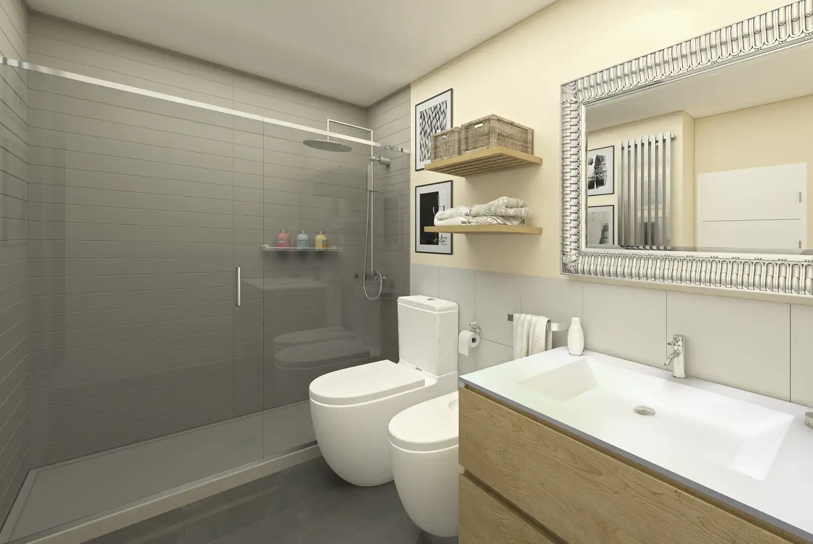 Bathroom of Ground floor for sale in L'Eliana  with Air Conditioner, Heating and Terrace