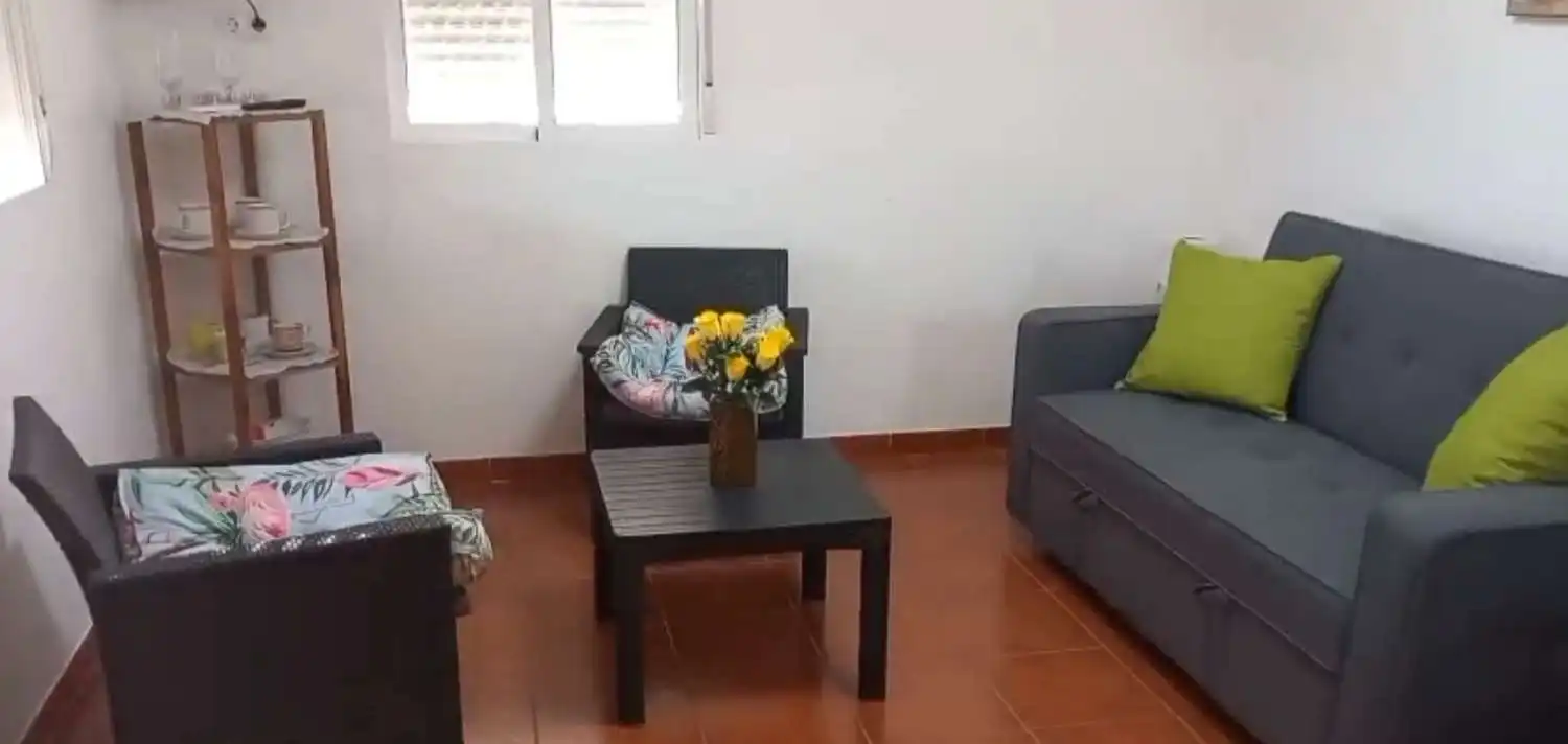 Sala de estar de Finca rústica de alquiler en Torrox con Terraza