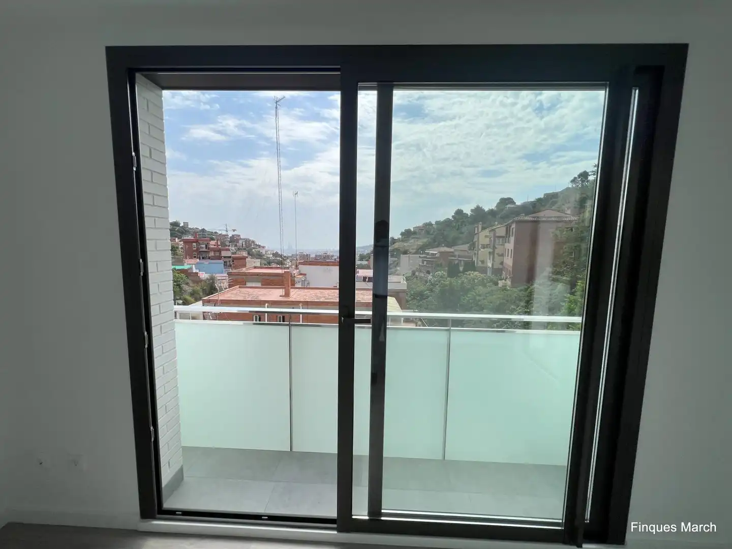 Terraza de Piso de alquiler en Barcelona con Aire acondicionado, Calefacción y Parquet