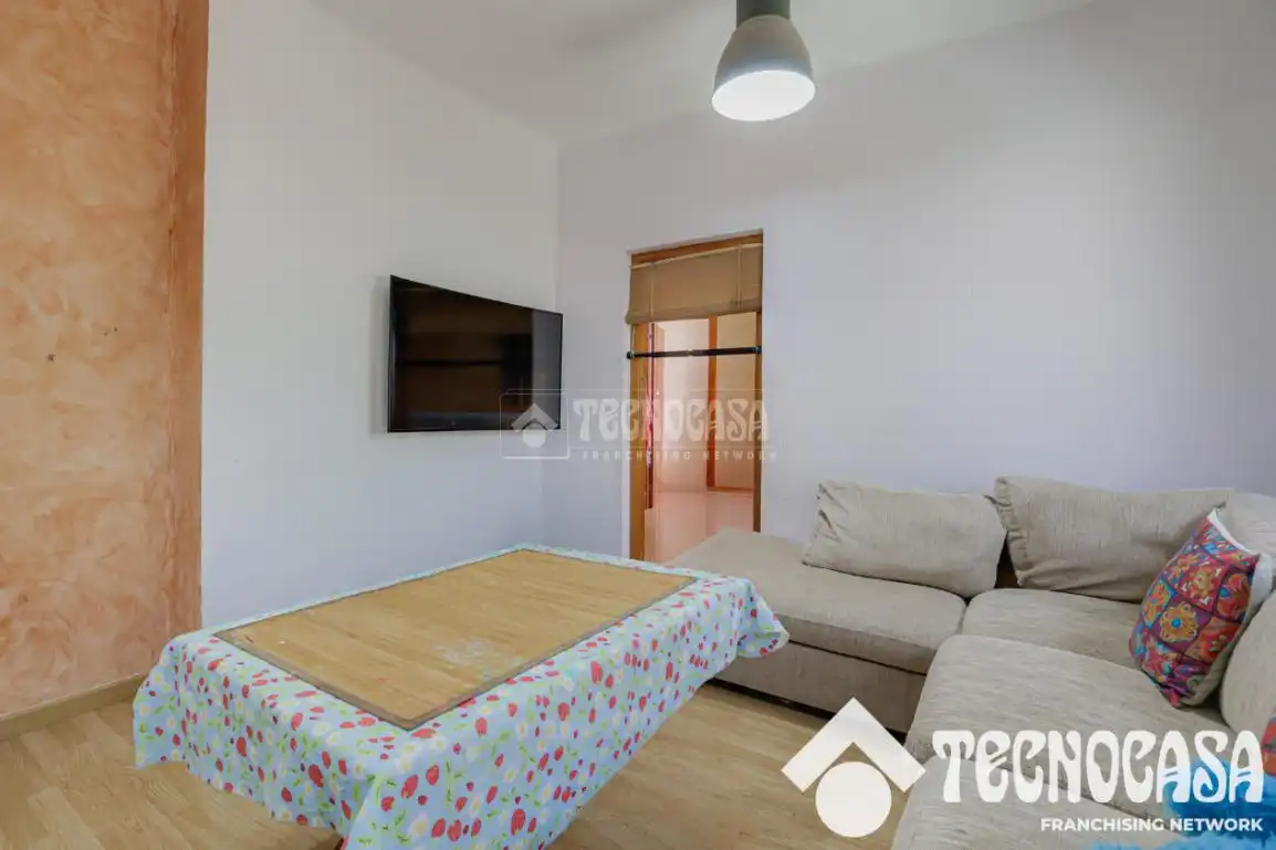 Wohnzimmer von Wohnung zum Verkauf in Barcelona mit Parkett