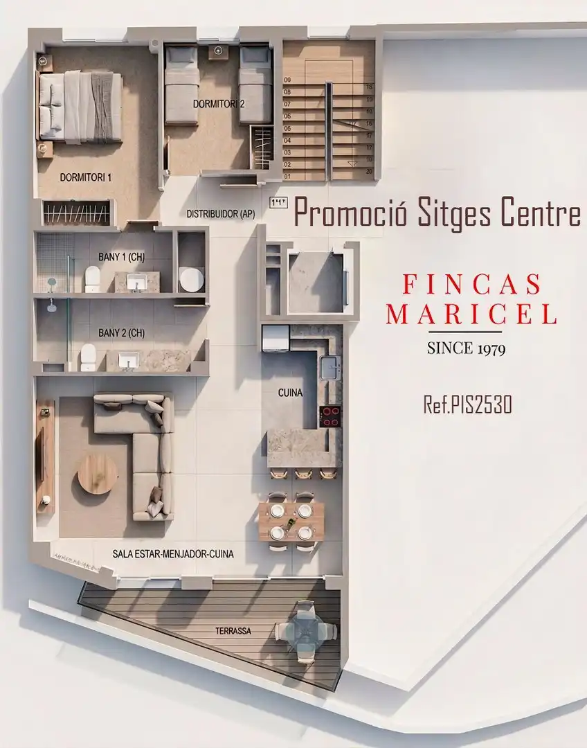 Pis en venda en Sitges amb Aire condicionat, Calefacció i Terrassa