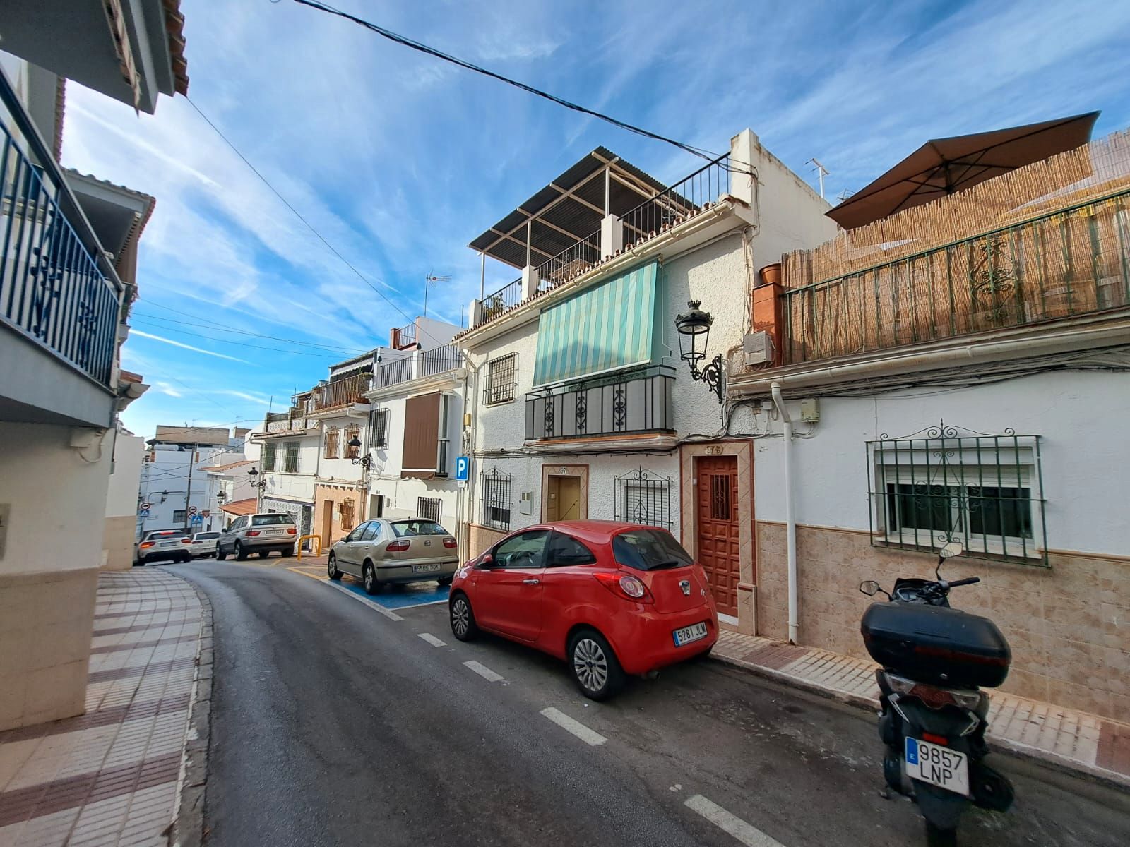 Exterior view of Single-family semi-detached for sale in Benalmádena  with Terrace and Furnished