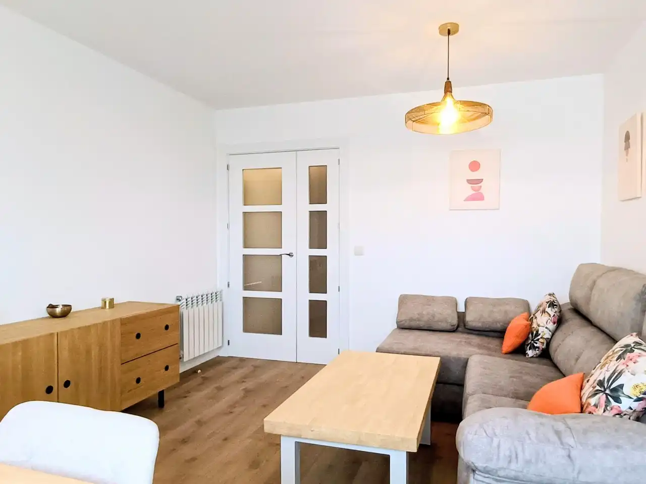 Wohnzimmer von Wohnung zur Miete in Valdemoro mit Klimaanlage, Heizung und Möbliert