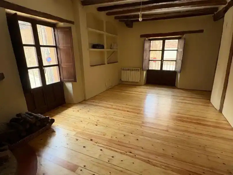 Sala d'estar de Casa adosada en venda en Simancas amb Balcó