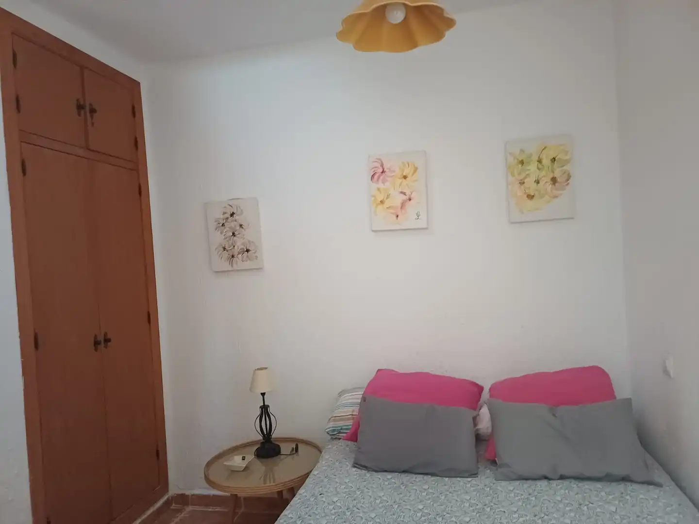 Schlafzimmer von Country house zur Miete in Vejer de la Frontera mit Klimaanlage, Privatgarten und Möbliert