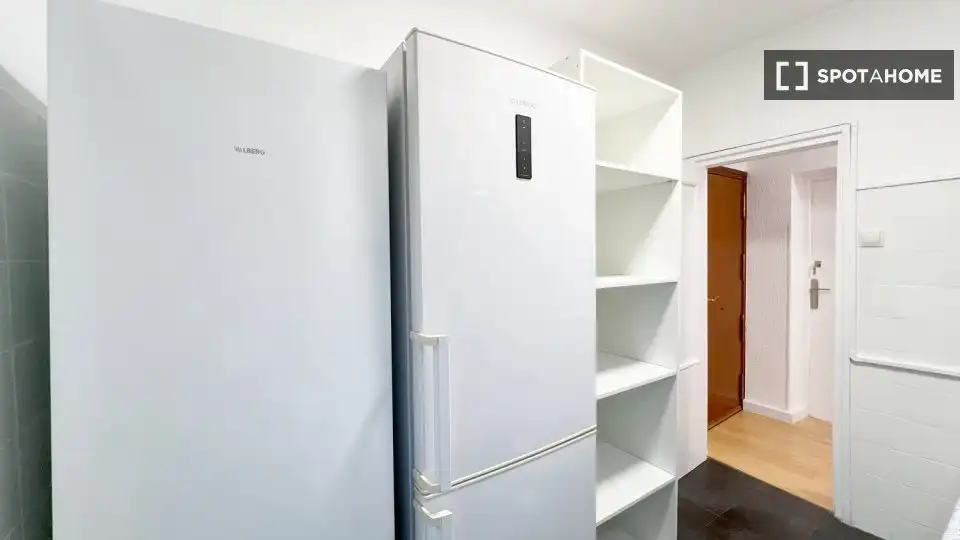 Kitchen of Flat for rent in Madrid  with Air Conditioner, Heating and Furnished