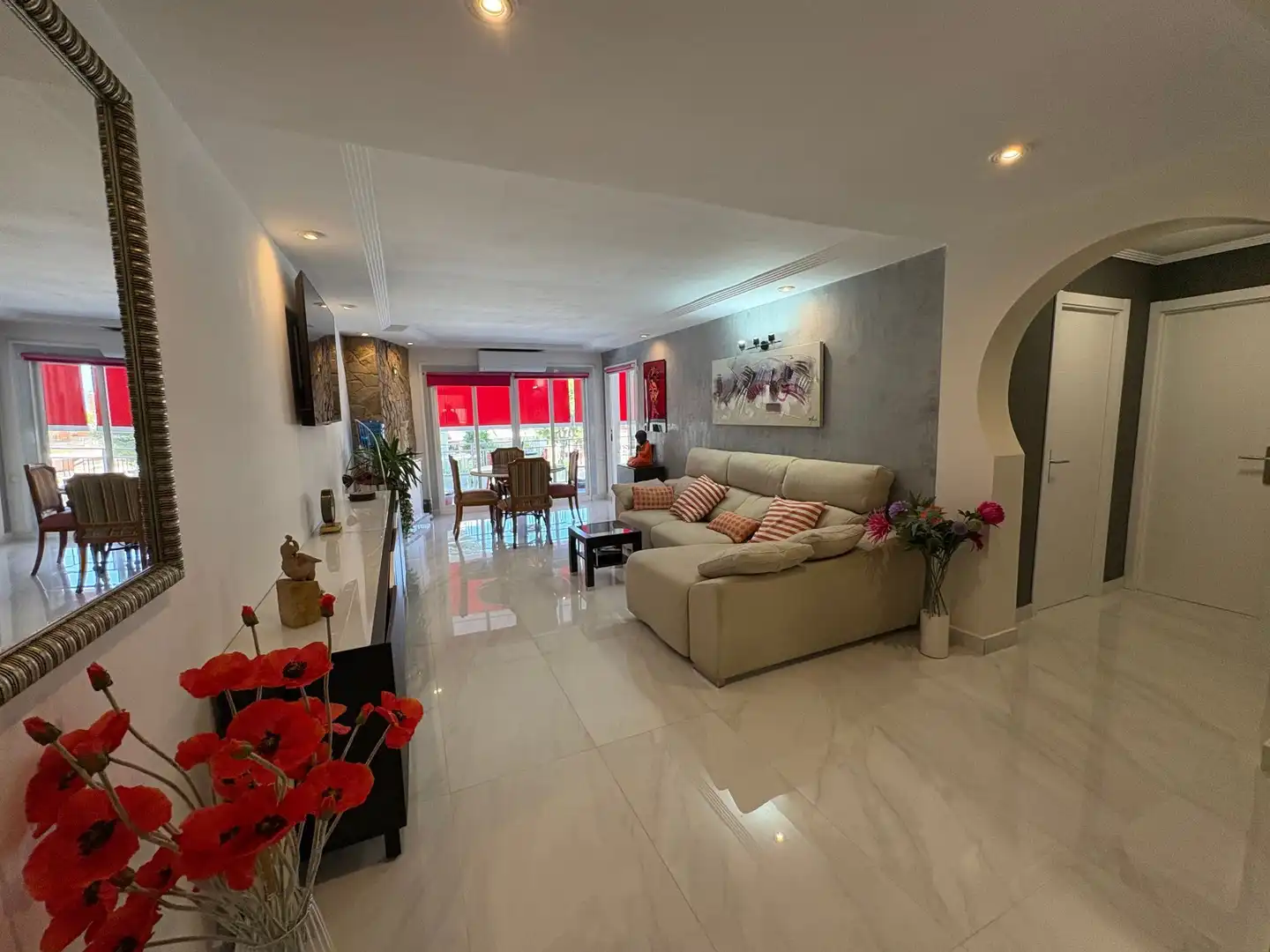 Sala de estar de Apartamento en venta en Salou con Aire acondicionado, Calefacción y Terraza