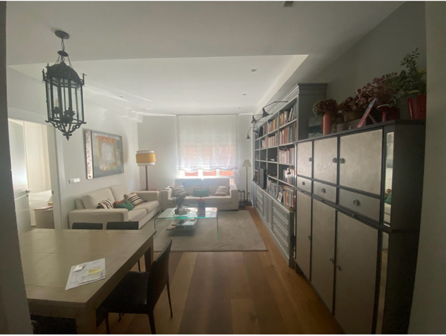 Living room of Flat for sale in  Madrid Capital  with Air Conditioner and Heating