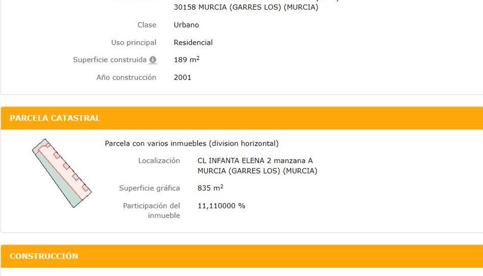 Foto 1 de Pis en venda a Calle Infanta Elena, 12, Vistalegre, Murcia