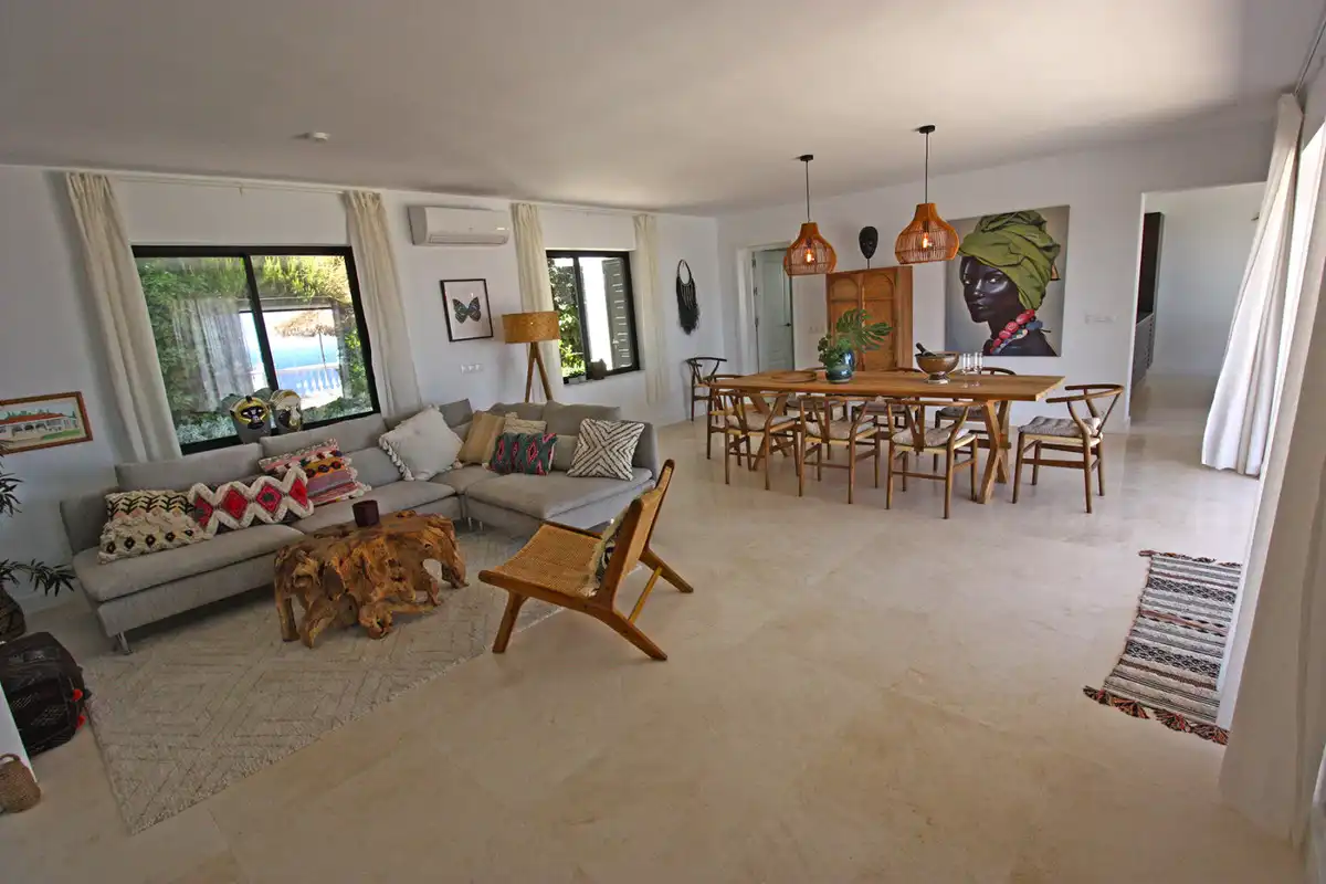 Sala de estar de Casa o chalet en venta en Benalmádena con Aire acondicionado, Calefacción y Jardín privado