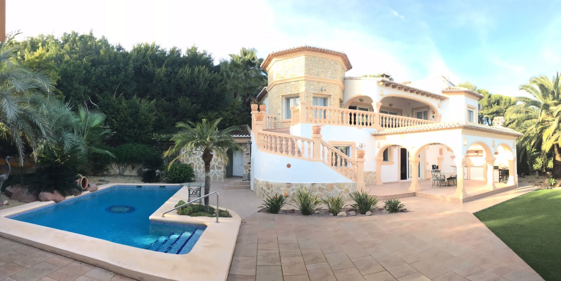 Exterior view of House or chalet for sale in Moraira  with Air Conditioner, Heating and Private garden