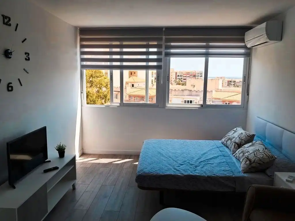 Schlafzimmer von Wohnung zum Verkauf in El Ejido mit Klimaanlage und Möbliert