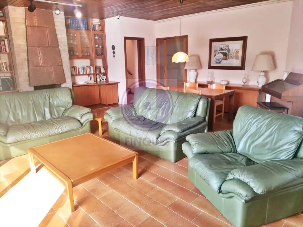 Sala de estar de Casa o chalet en venta en Llagostera con Piscina