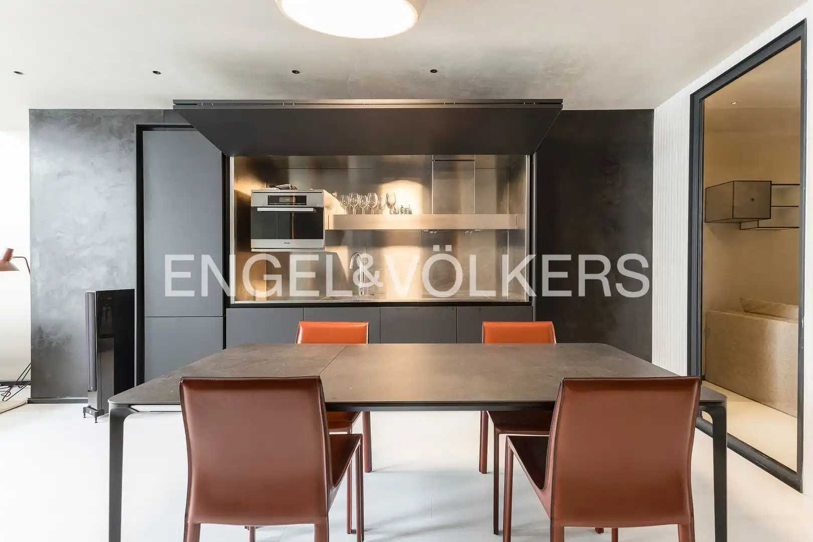 Küche von Wohnung zur Miete in Barcelona mit Klimaanlage, Heizung und Parkett