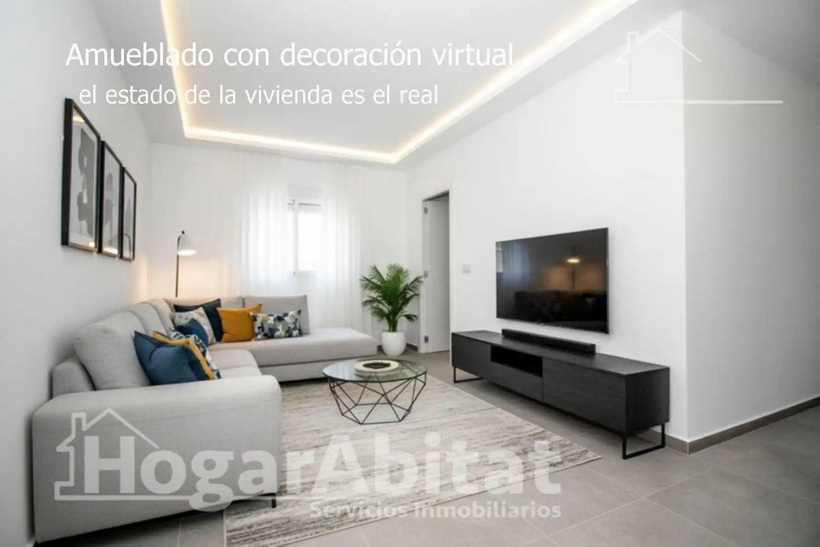 Sala d'estar de Pis en venda en Castellón de la Plana / Castelló de la Plana amb Aire condicionat